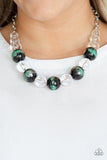 Torrid Tide - Green Necklace