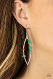 Flowery Finesse - Green Earrings