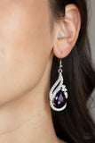 Dancefloor Diva - Purple Earrings