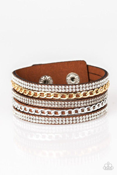 Fashion Fiend - Brown Wrap Bracelet