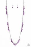 Miami Mojito - Purple Necklace