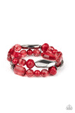 Rockin Rock Candy - Red Bracelet