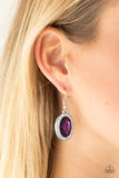 Only FAME In Town - Purple Earrings