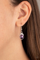 How Fancy - Purple Earrings