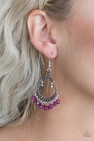 Babe Alert - Purple Earrings