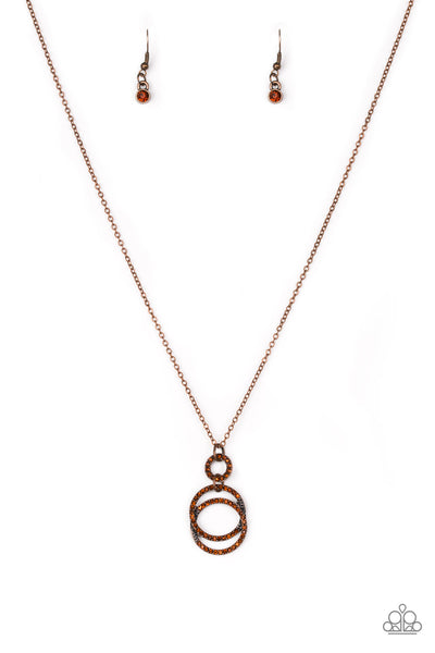 Timeless Trio - Copper Necklace