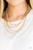 Extravagant Elegance - Gold Necklace