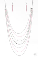 Radical Rainbows - Pink Necklace