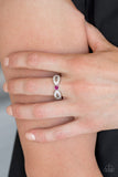 Extra Side Of Elegance - Pink Ring