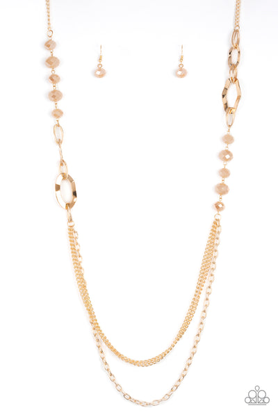 Modern Girl Glam - Gold Necklace
