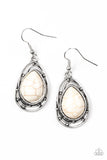 Abstract Anthropology - White Earrings