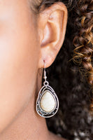 Abstract Anthropology - White Earrings