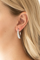 Welcome To Glam Town - White Earrings