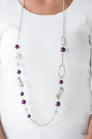 All About Me - Purple Necklace