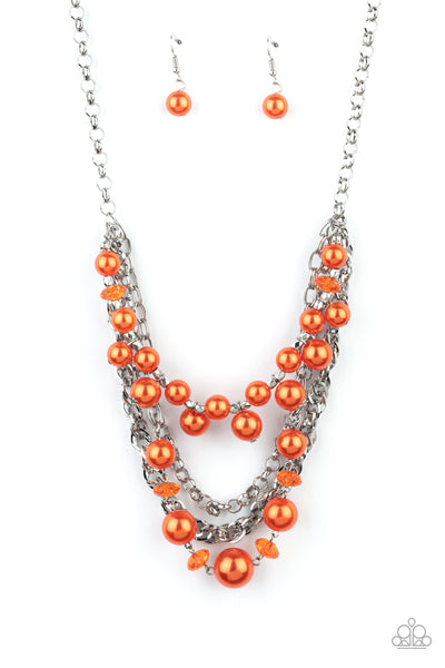 Rockin Rockette - Orange Necklace