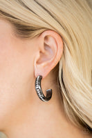 5th Avenue Fashionista - Black Earrings