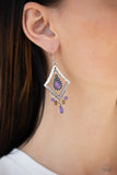 Southern Sunsets - Purple Earrings