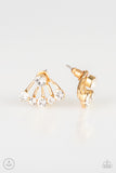 Jeweled Jubilee - Gold Post Earrings