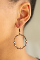 Glowing Grandeur - Copper Earrings