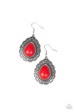 Mountain Mover - Red Earrings
