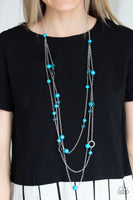 Brilliant Bliss - Blue Necklace