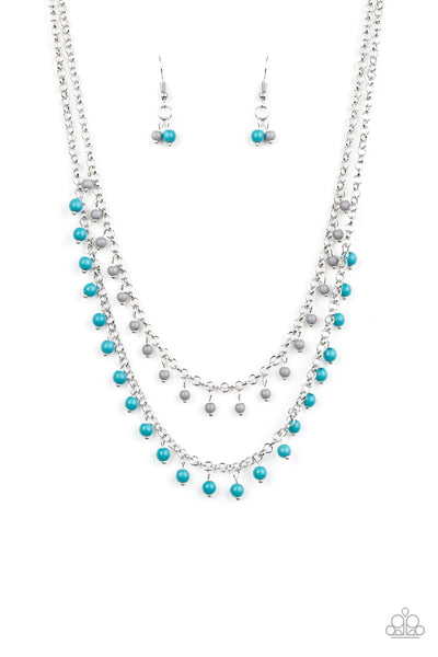 Dainty Distraction - Blue Necklace