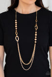 Modern Girl Glam - Gold Necklace
