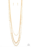 Pearl Pageant - Gold Necklace
