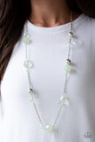 Royal Roller - Green Necklace