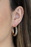 Welcome To Glam Town - Gold Earrings