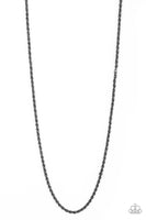 The Go-To Guy - Black Necklace