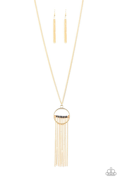 Terra Tassel - Gold Necklace