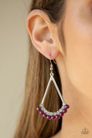 Top to Bottom - Purple Earrings