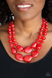 Beach Glam - Red Necklace