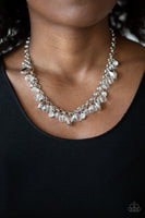Downstage Dazzle - White Necklace