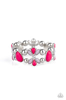 Fabulously Flourishing - Pink Bracelet