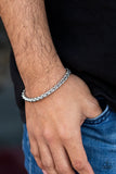 Knocked It Out Of The Park - Silver Urban Bracelet