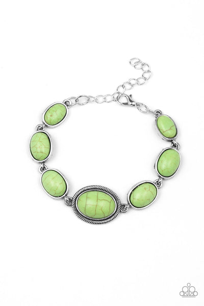 Serene Stonework - Green Bracelet