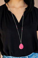 Desert Meadow - Pink Necklace