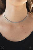Flat Out Fierce - Silver Necklace