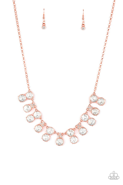 Top Dollar Twinkle - Copper Necklace