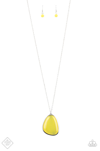 Ethereal Experience - Yellow Necklace