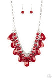 Endless Effervescence - Red Necklace