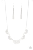 Fanned Out Fashion - Silver Necklace