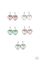 Starlet Shimmer Earrings - Mermaid Hearts