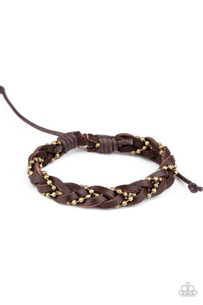 Cowboy Couture - Brown Bracelet