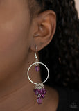 Where The Sky Touches The Sea - Purple Earrings