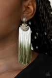 DIP It Up - Green Earrings