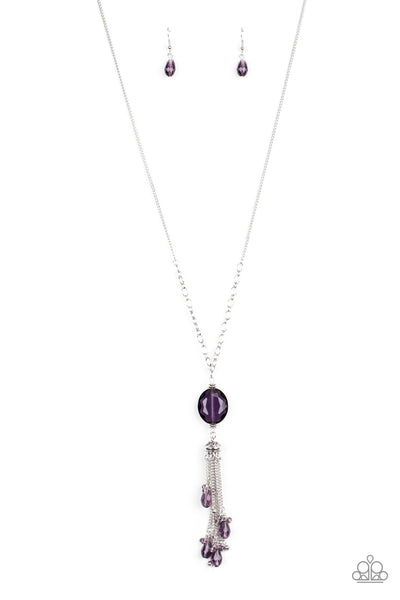 Fringe Flavor - Purple Necklace