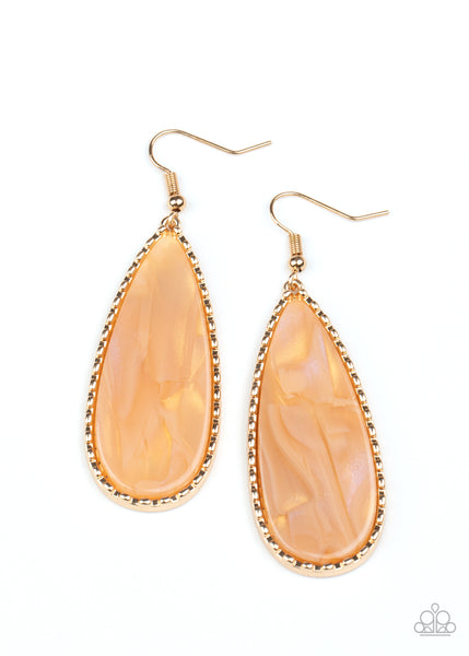 Ethereal Eloquence - Gold Earrings